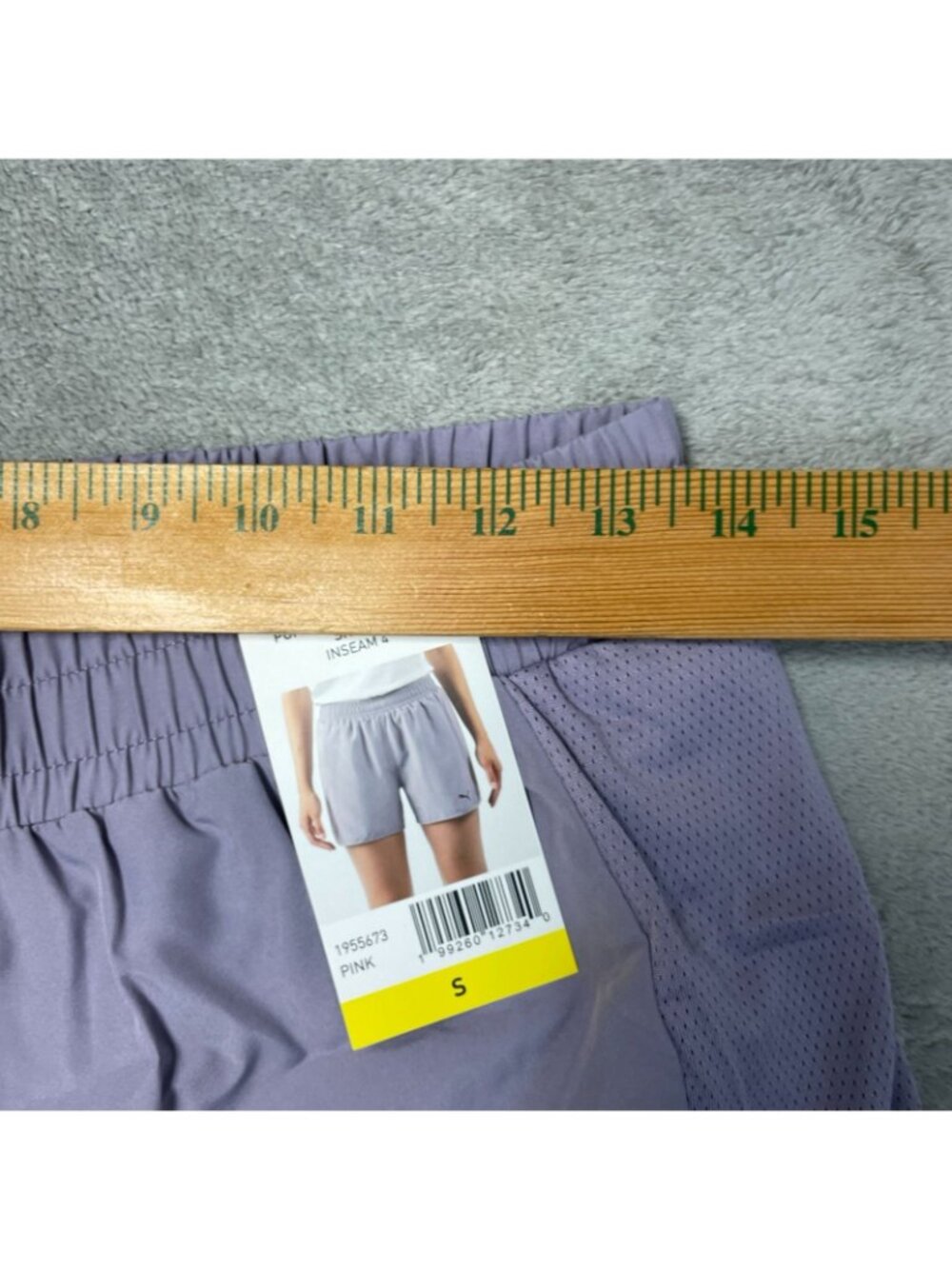 NWT Puma Women's S Woven Active Shorts Inseam 4"  Purple C0432 - Picture 3 of 8